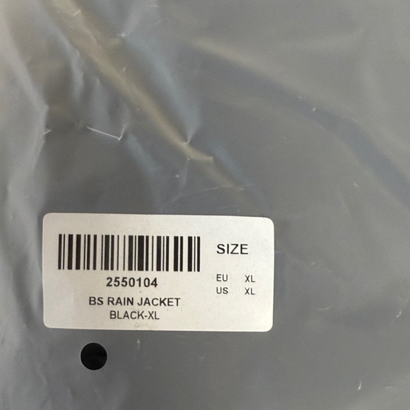 BAERSKIN WATERPROOF RAIN JACKET IN BLACK - XL - Picture 7 of 8